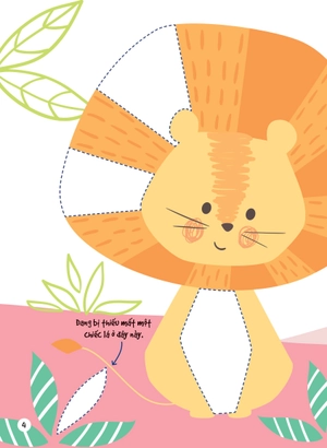 dán hình siêu đáng yêu - các em bé động vật