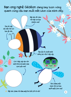 dán hình siêu đáng yêu - các loài côn trùng