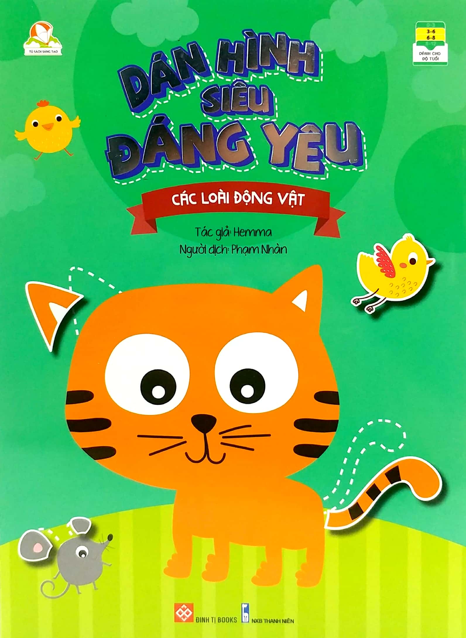 dán hình siêu đáng yêu - các loài động vật