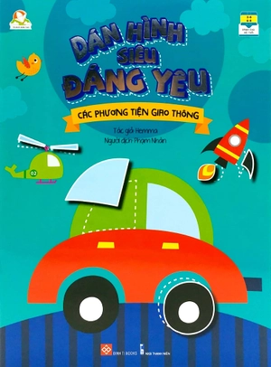 dán hình siêu đáng yêu - các phương tiện giao thông