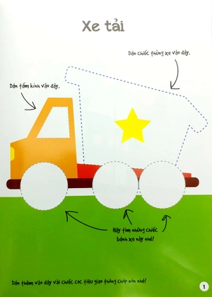 dán hình siêu đáng yêu - các phương tiện giao thông