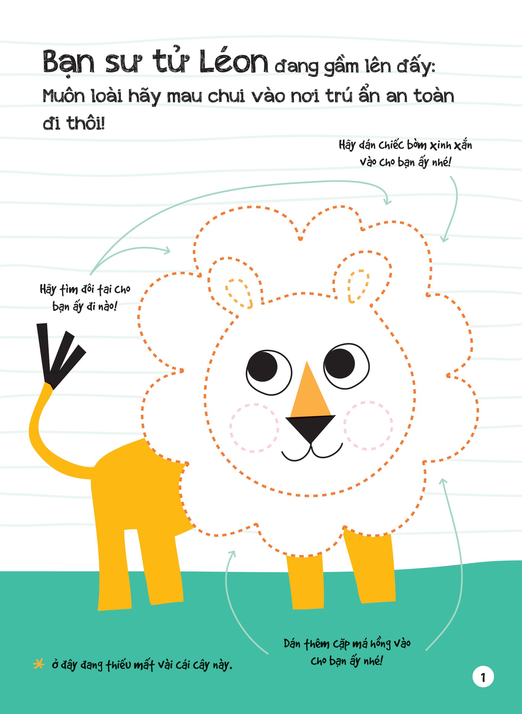 dán hình siêu đáng yêu - khu rừng