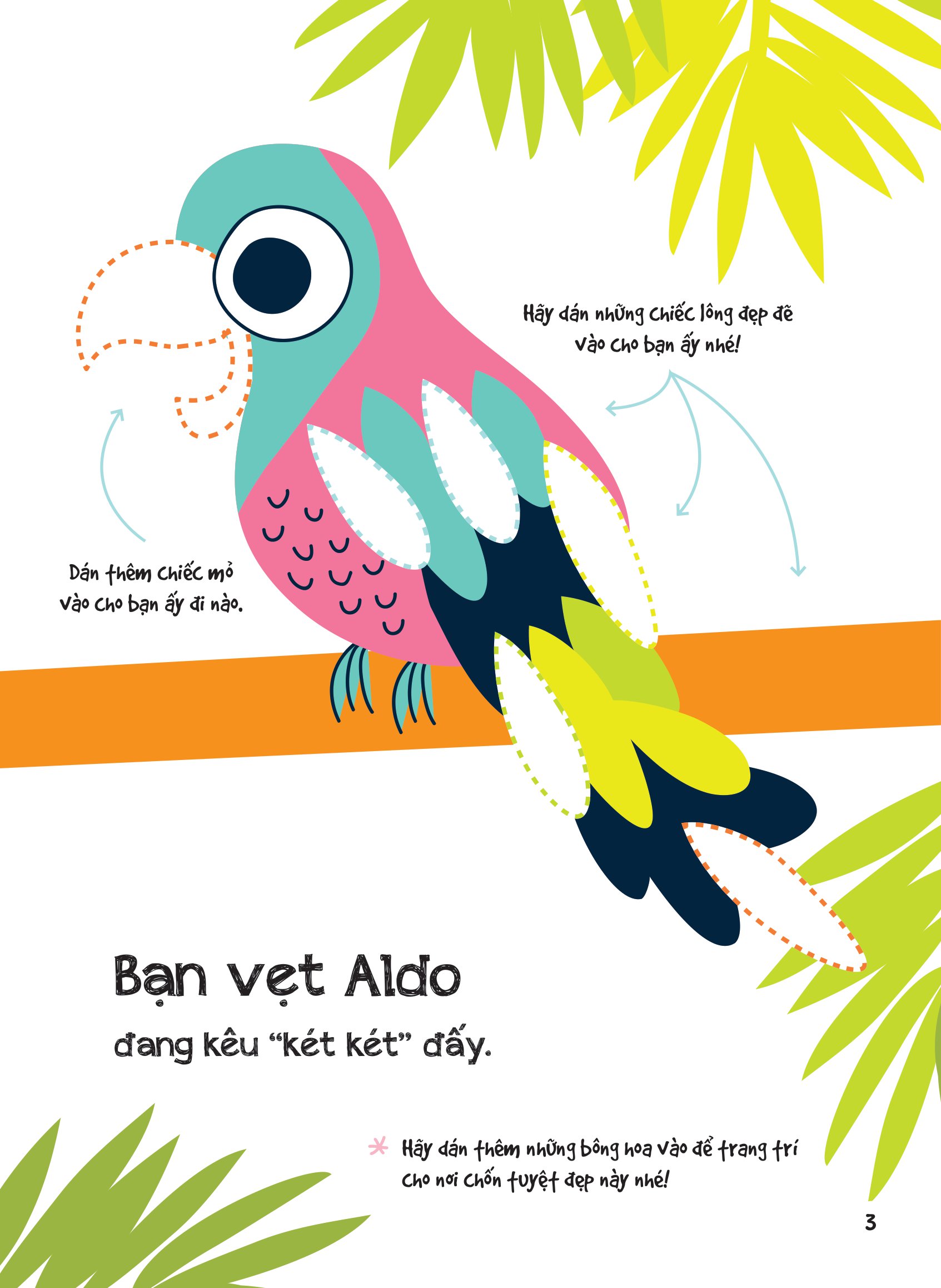 dán hình siêu đáng yêu - khu rừng