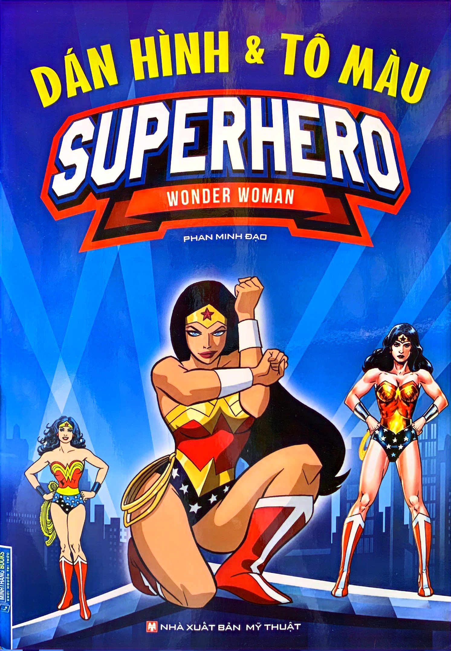 dán hình & tô màu superhero - wonderman