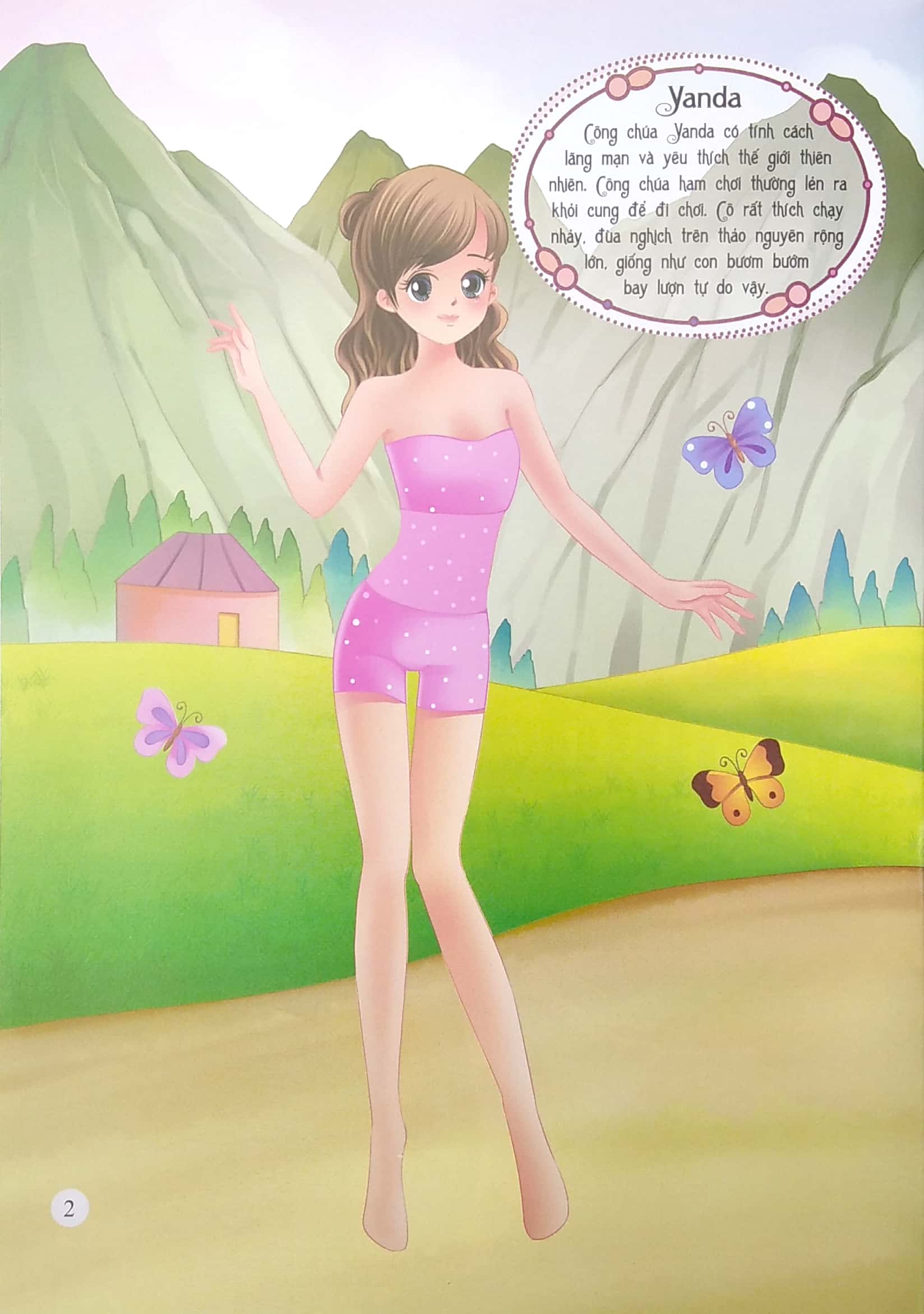 dán hình trang phục công chúa tuyệt đỉnh - công chúa lãng mạn