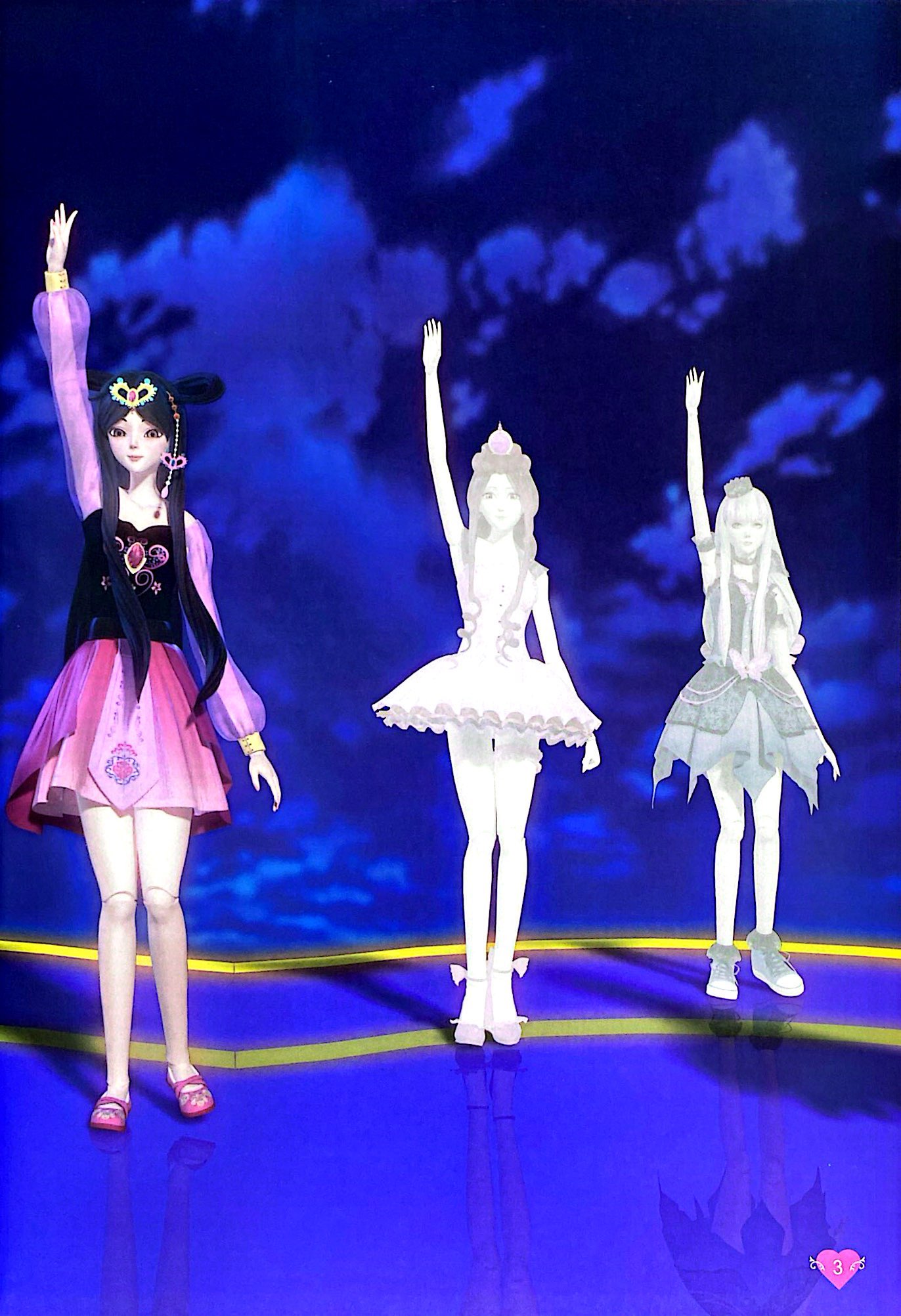 dán hình trang phục yeloli - tiên nữ ánh sáng