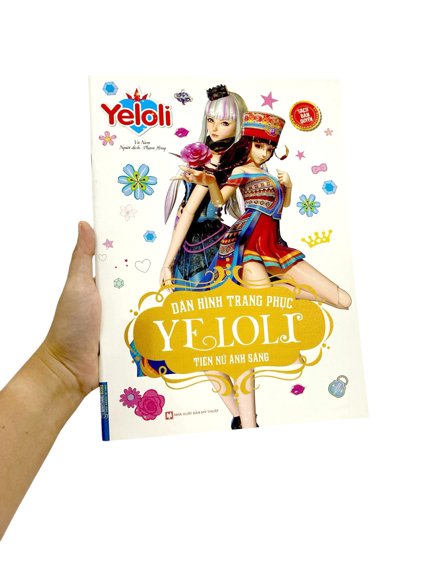 dán hình trang phục yeloli - tiên nữ ánh sáng