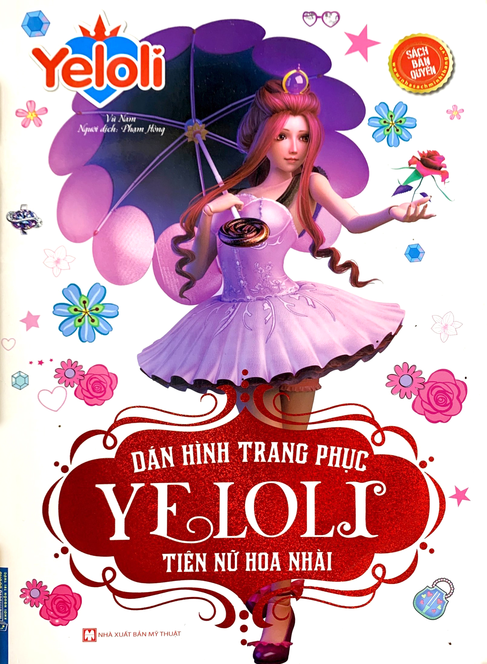 dán hình trang phục yeloli - tiên nữ hoa nhài