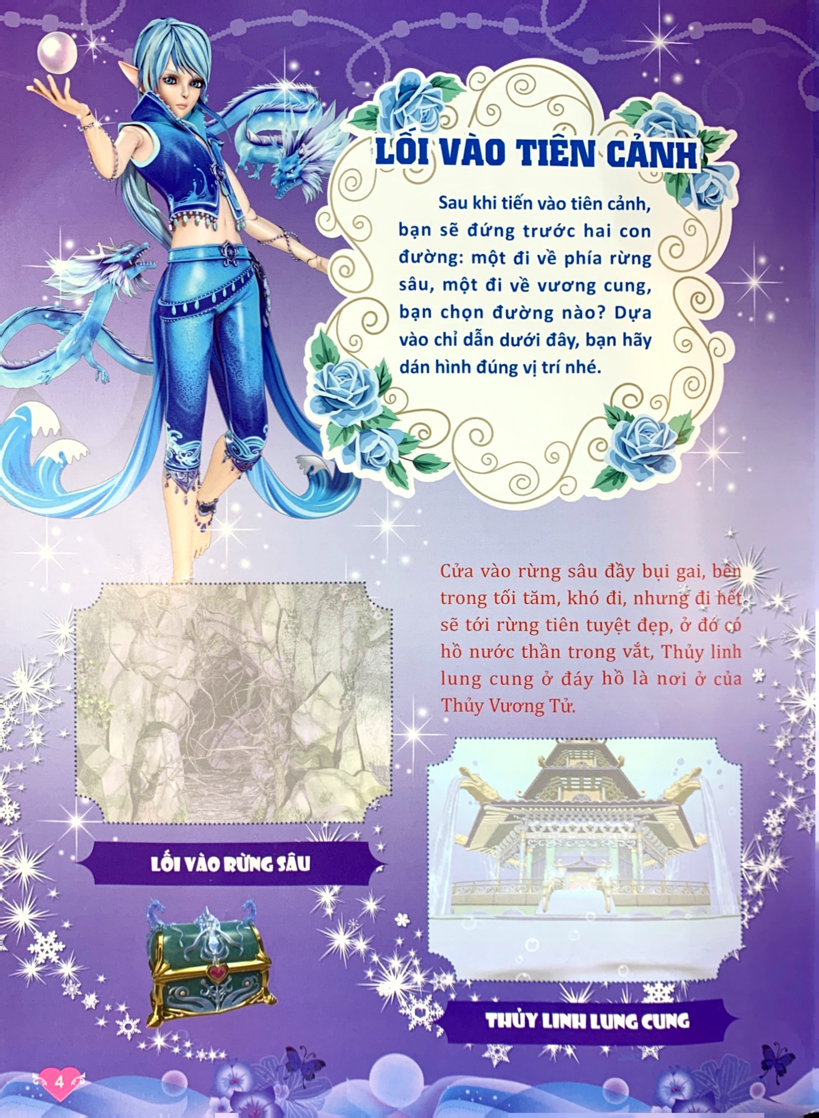 dán hình trang phục yeloli - tiên nữ hoa nhài