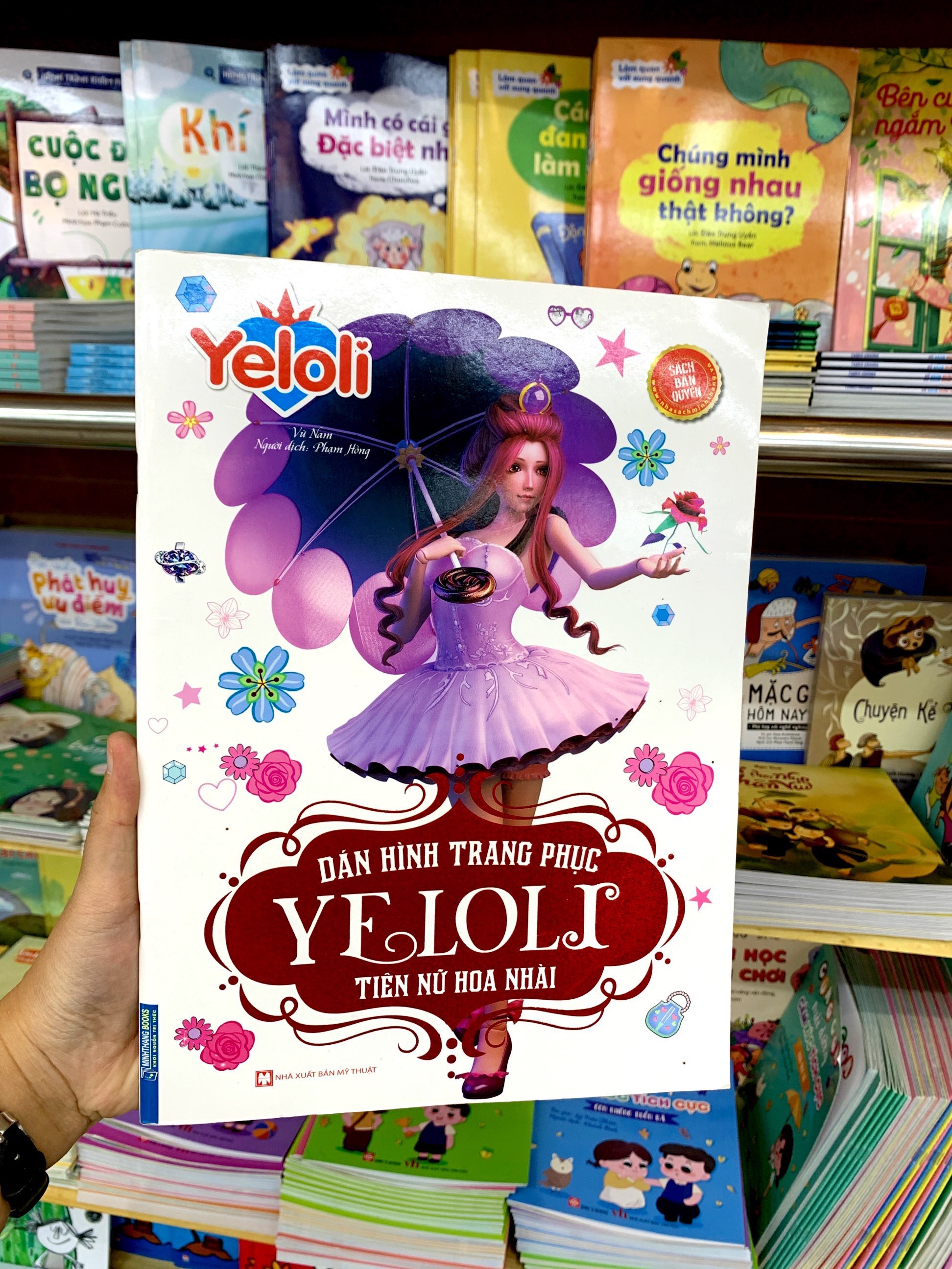 dán hình trang phục yeloli - tiên nữ hoa nhài