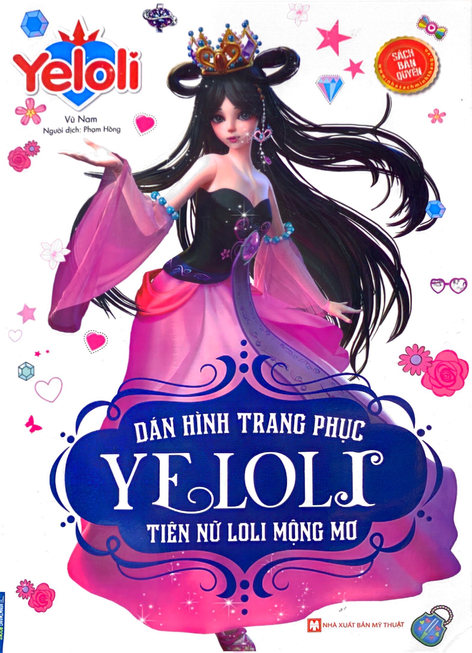 dán hình trang phục yeloli - tiên nữ loli mộng mơ