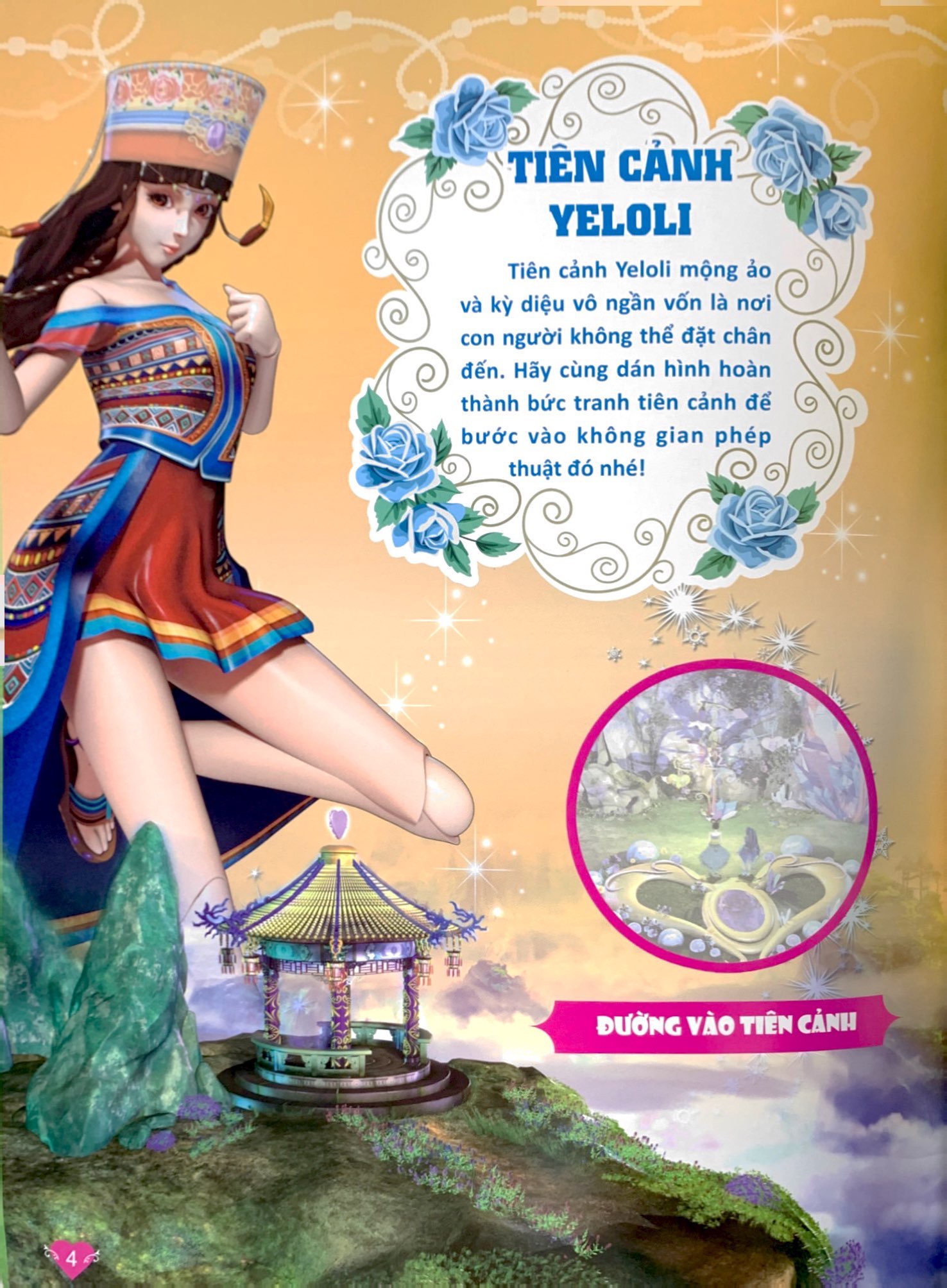 dán hình trang phục yeloli - tiên nữ loli mộng mơ