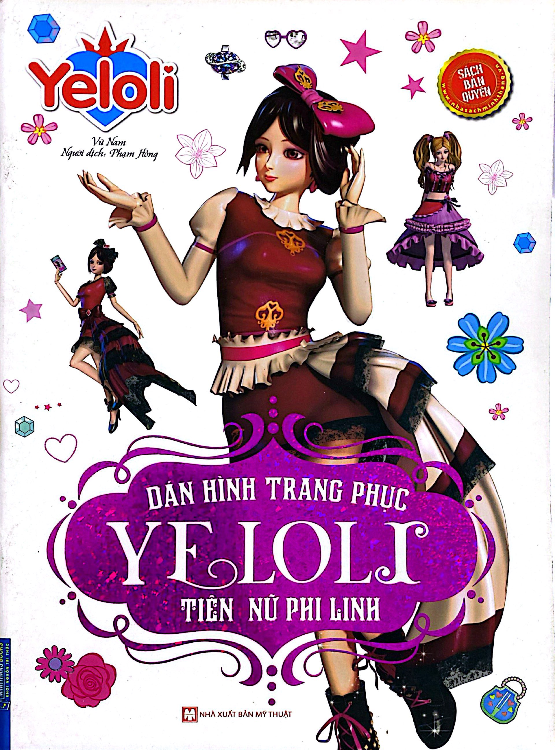 dán hình trang phục yeloli - tiên nữ phi linh