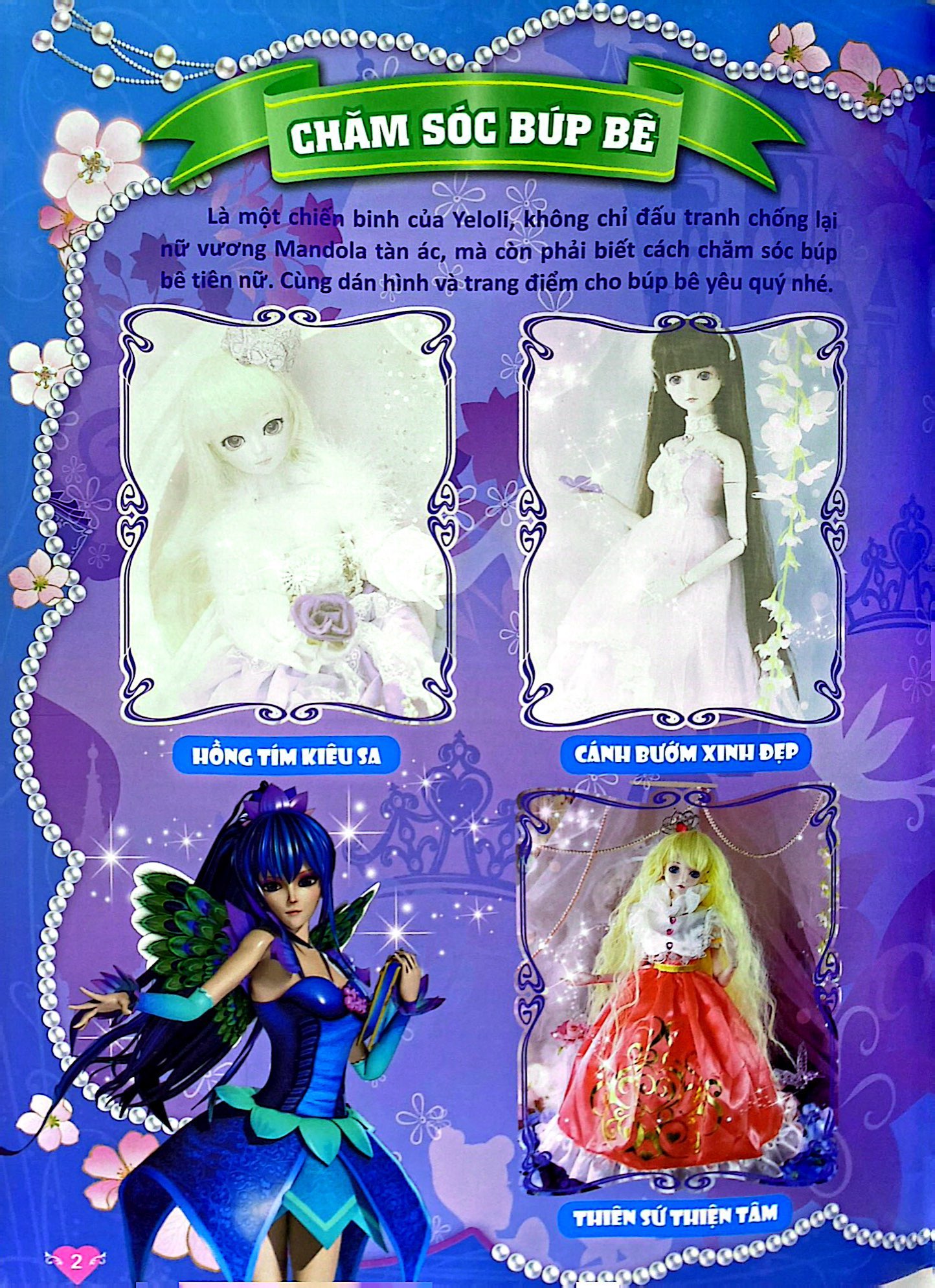 dán hình trang phục yeloli - tiên nữ phi linh