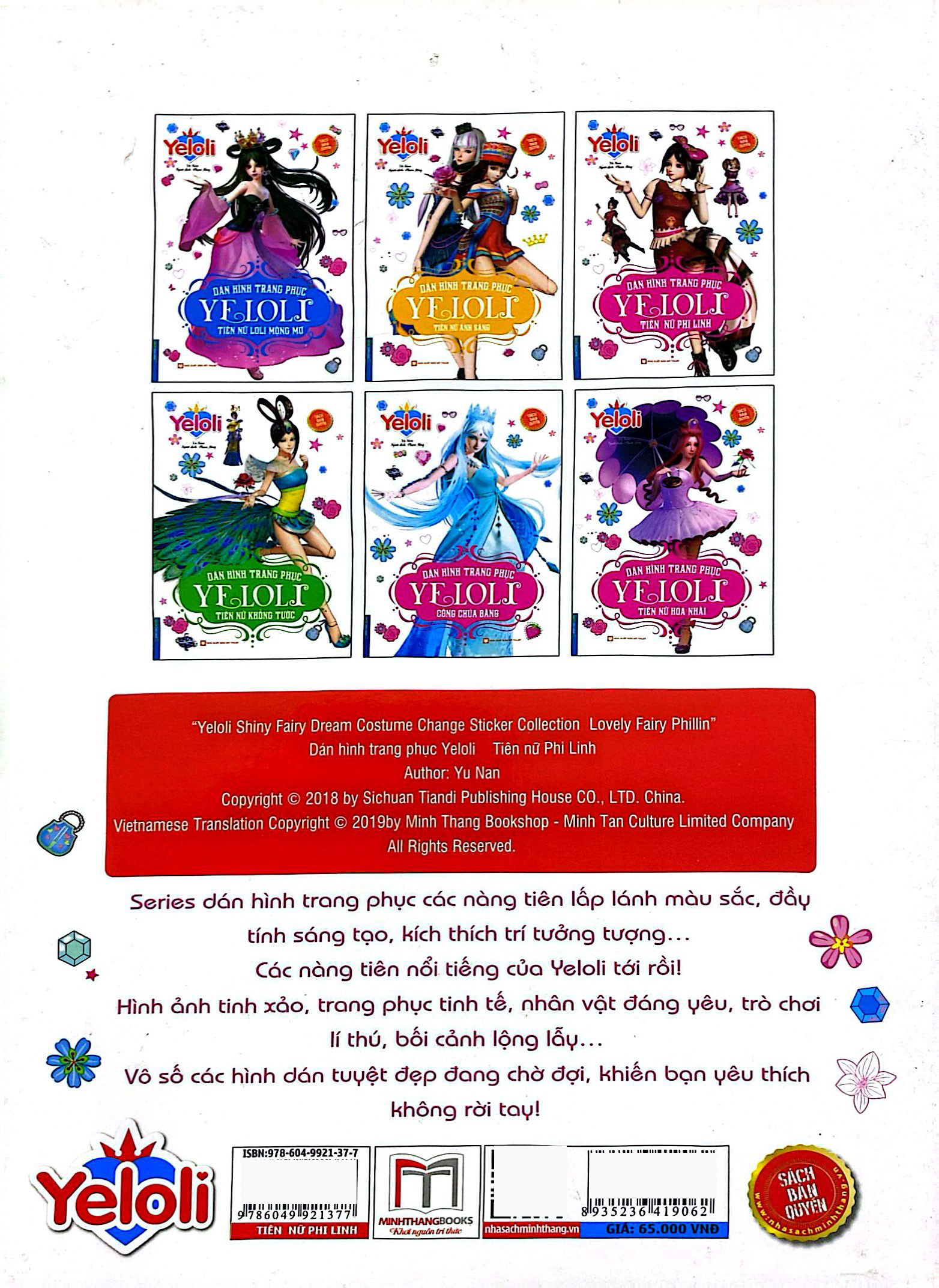 dán hình trang phục yeloli - tiên nữ phi linh