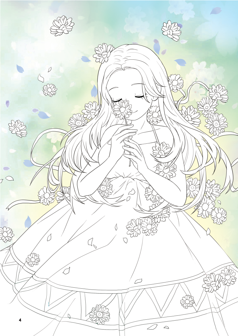 dán hình và tô màu công chúa - công chúa dịu dàng (30 tranh tô màu và sticker)