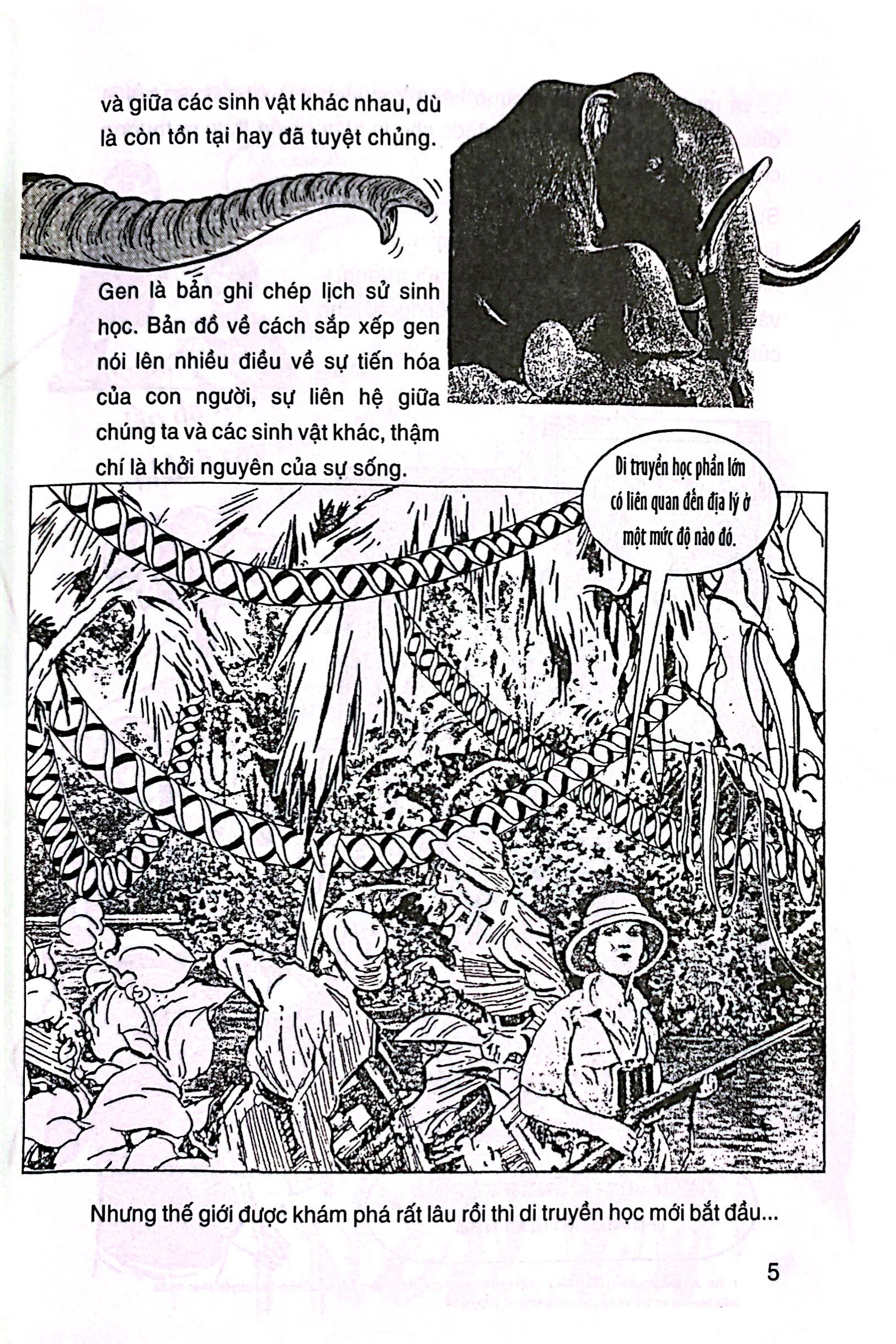 dẫn nhập ngắn về khoa học - di truyền học - minh họa sinh động bằng tranh