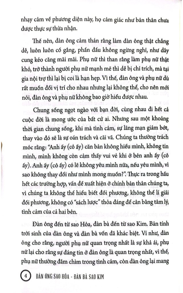 đàn ông sao hoả đàn bà sao kim - bách khoa toàn thư về quan hệ hai giới (bìa cứng)
