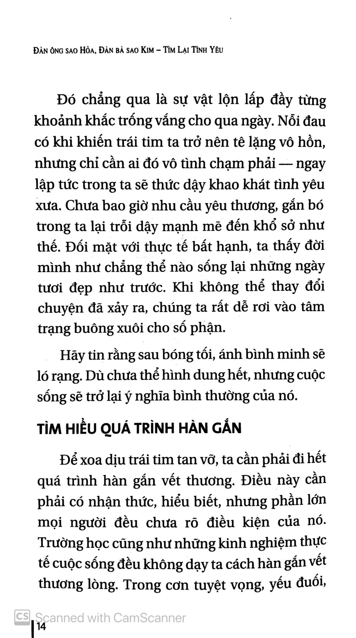 đàn ông sao hỏa, đàn bà sao kim - tìm lại tình yêu
