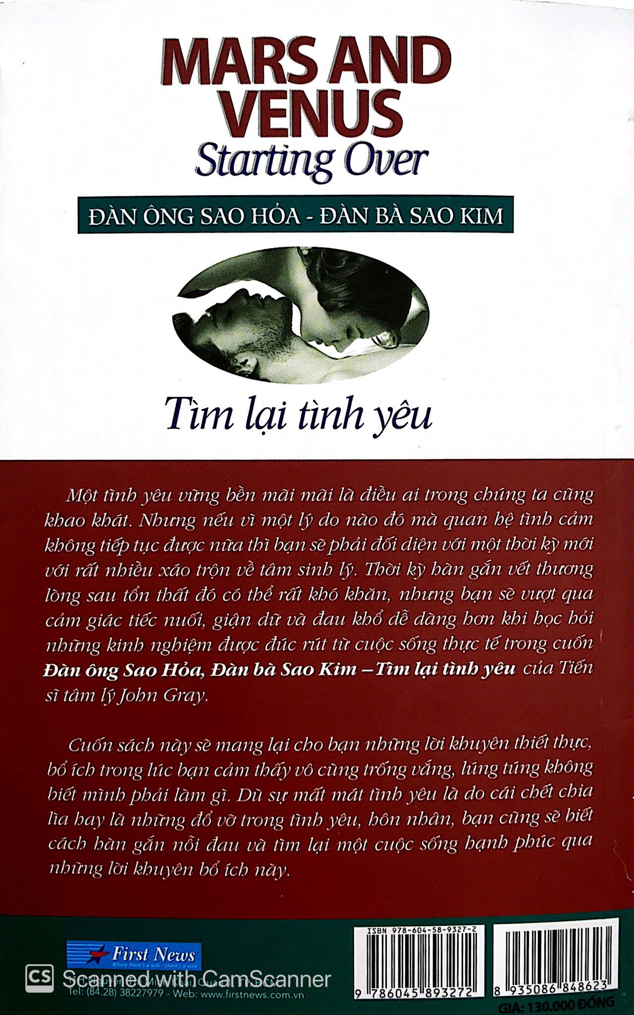 đàn ông sao hỏa, đàn bà sao kim - tìm lại tình yêu