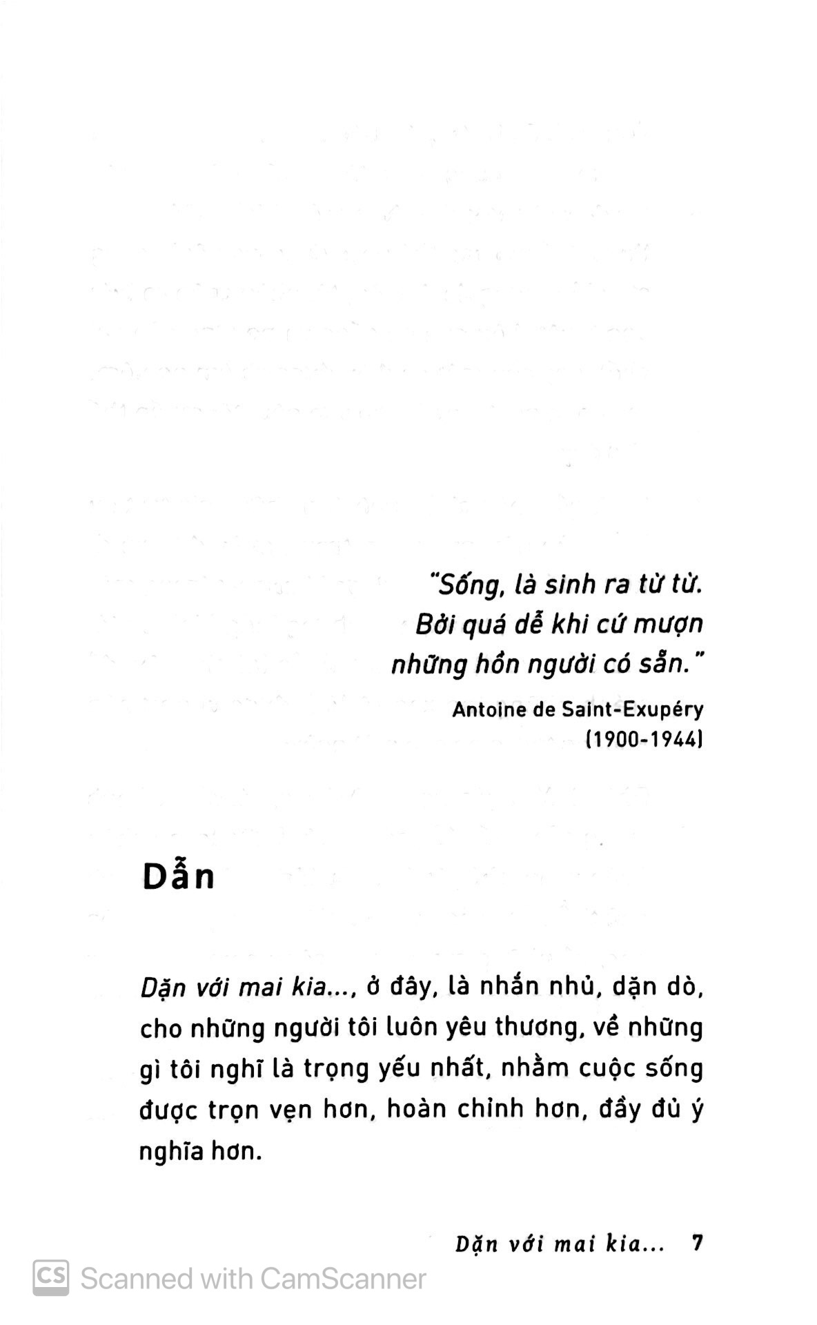 dặn với mai kia…
