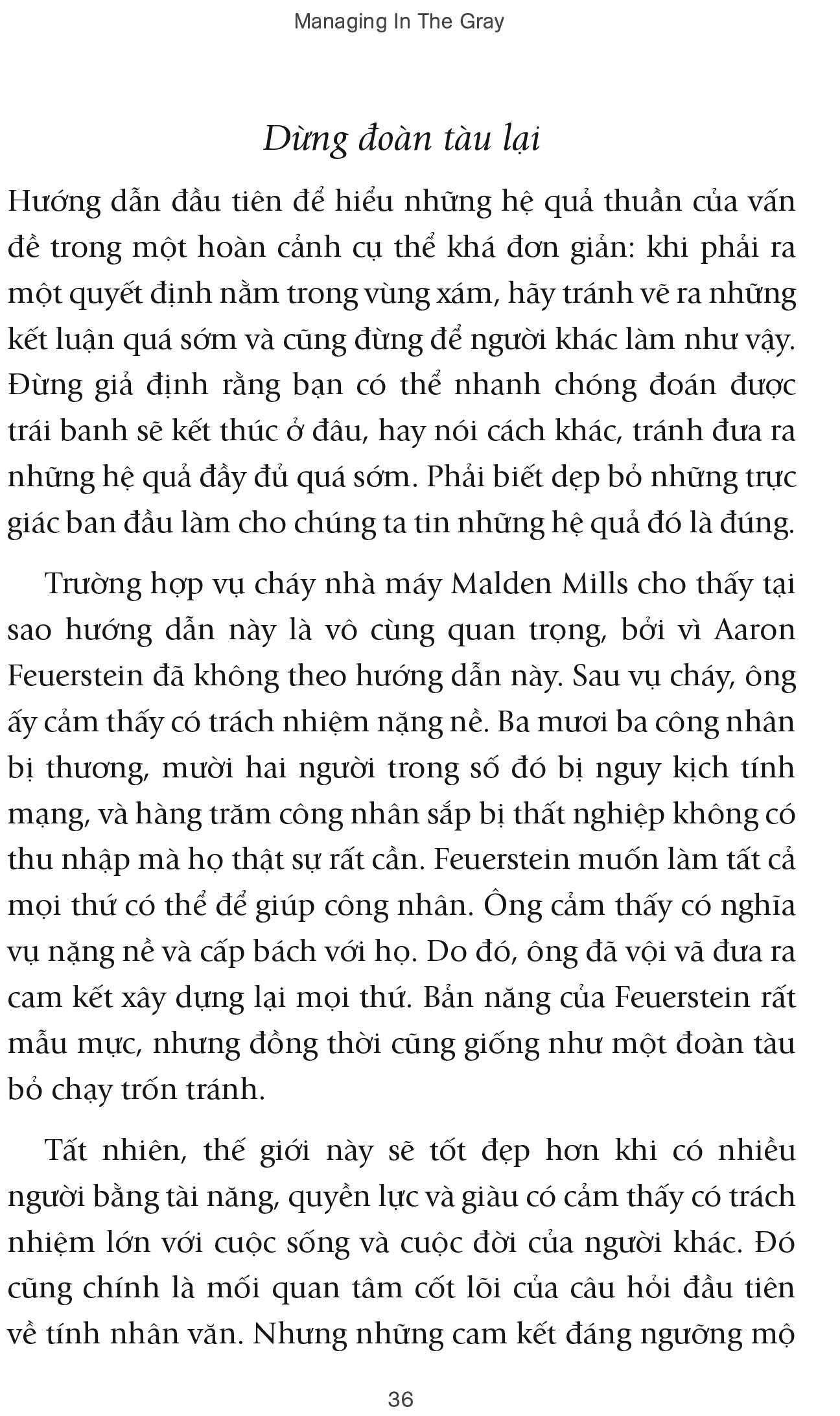 đằng sau một quyết định lớn