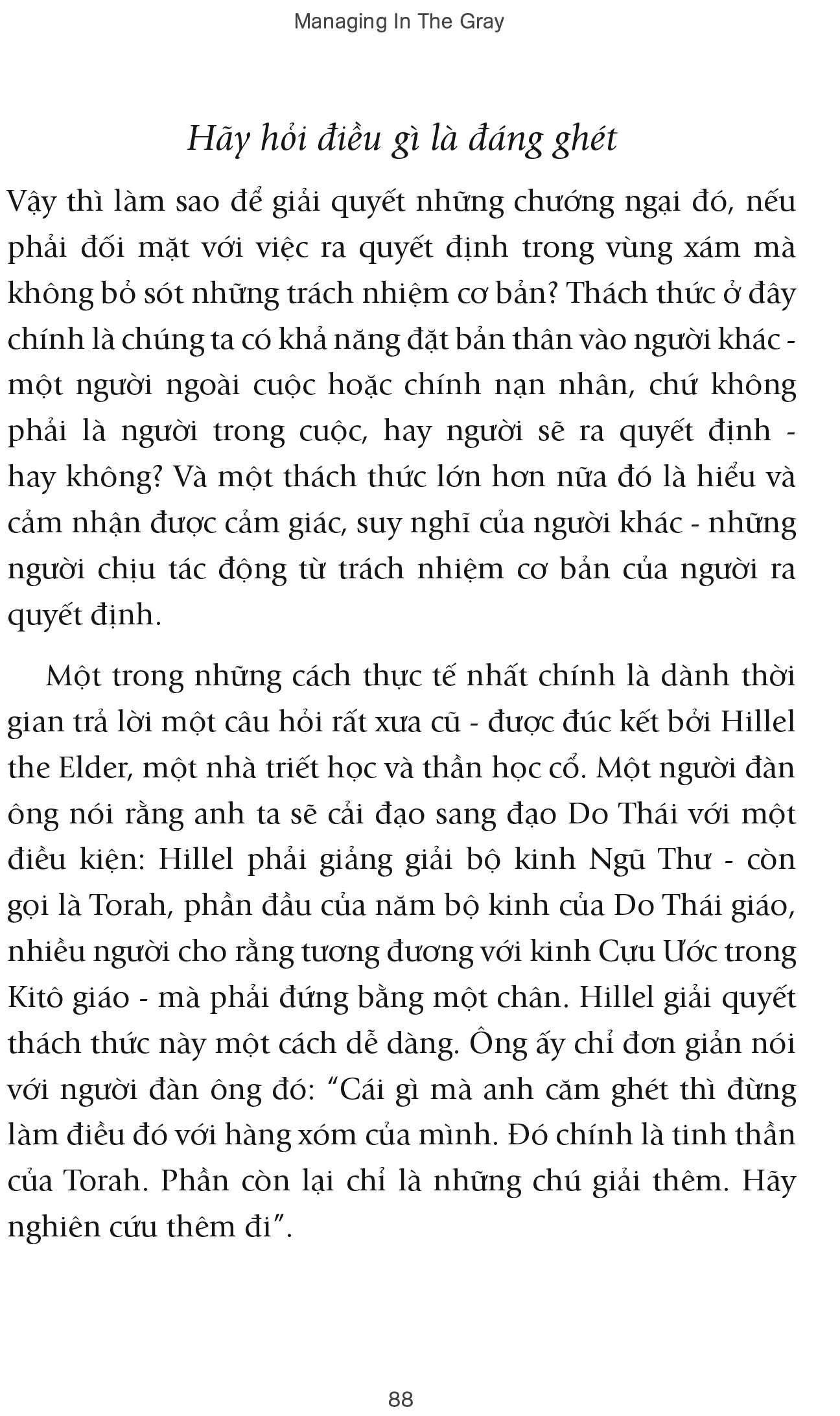 đằng sau một quyết định lớn