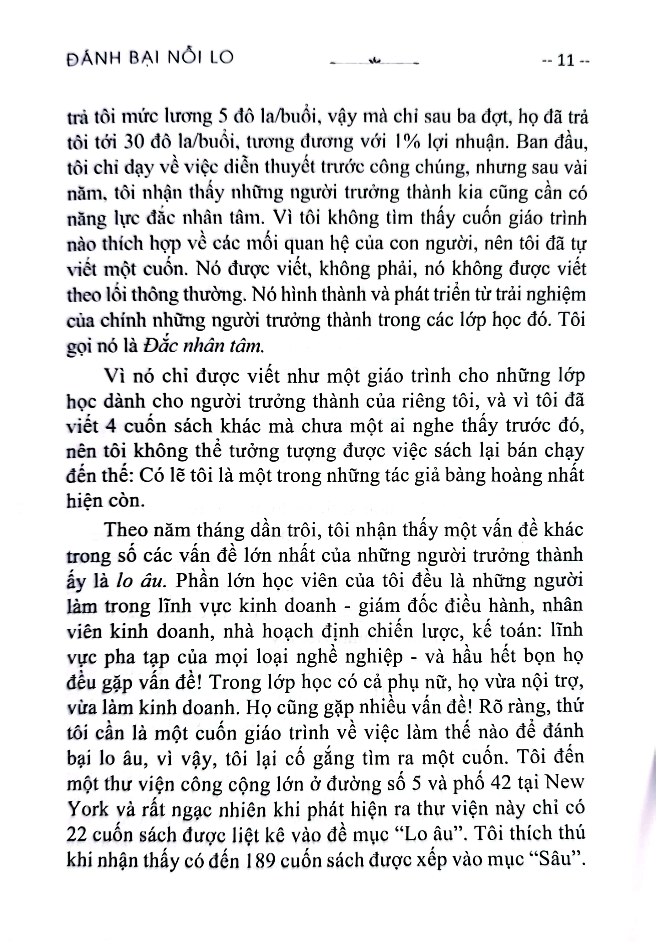 đánh bại nỗi lo