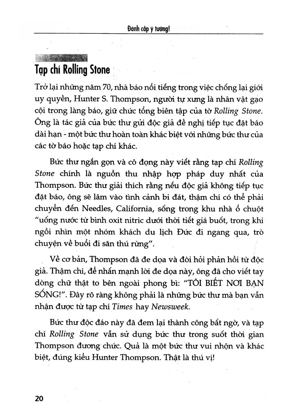 đánh cắp ý tưởng (tái bản)