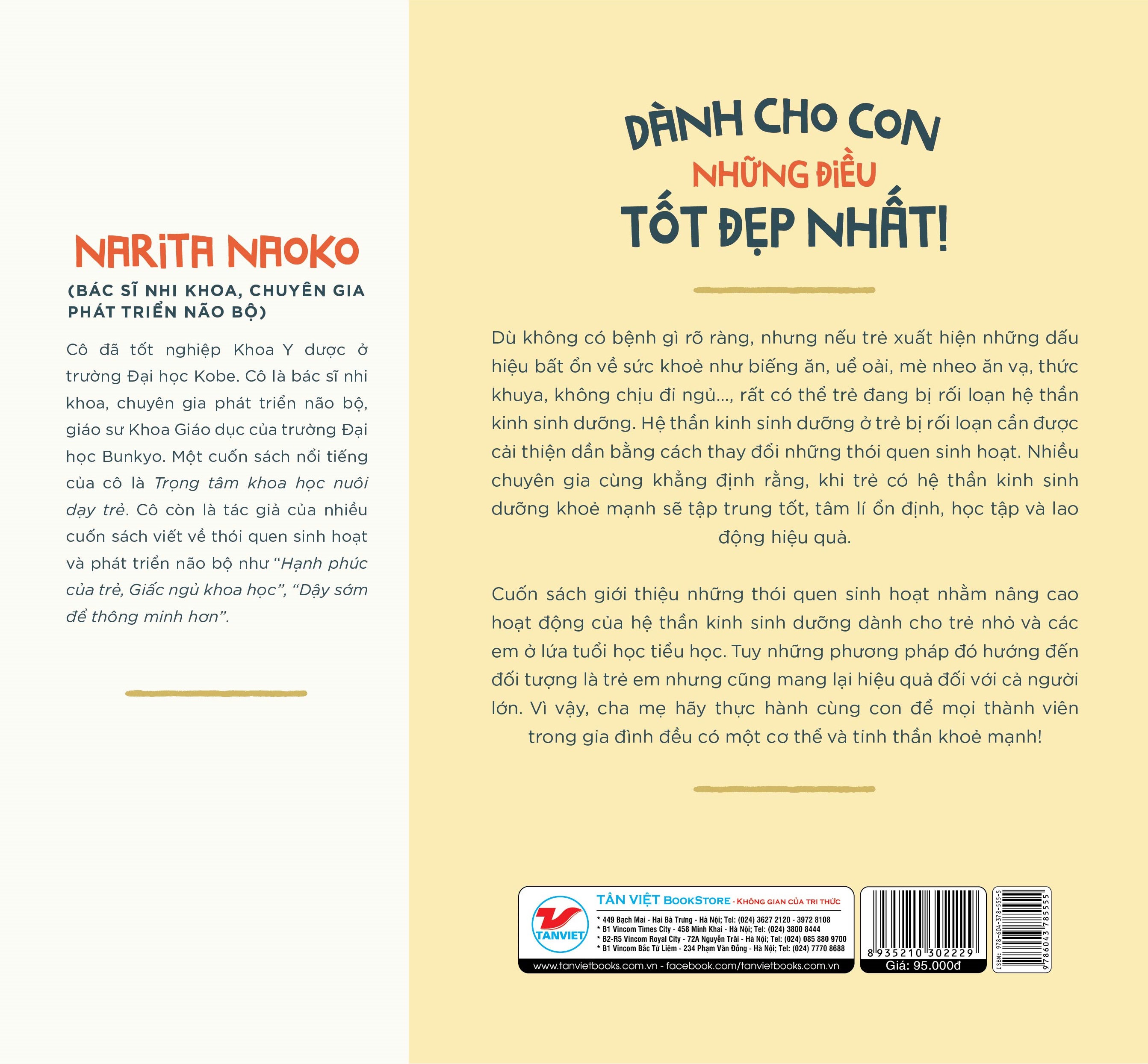 dành cho con những điều tốt đẹp nhất - 62 thói quen tốt giúp trẻ có hệ thần kinh sinh dưỡng khỏe mạnh