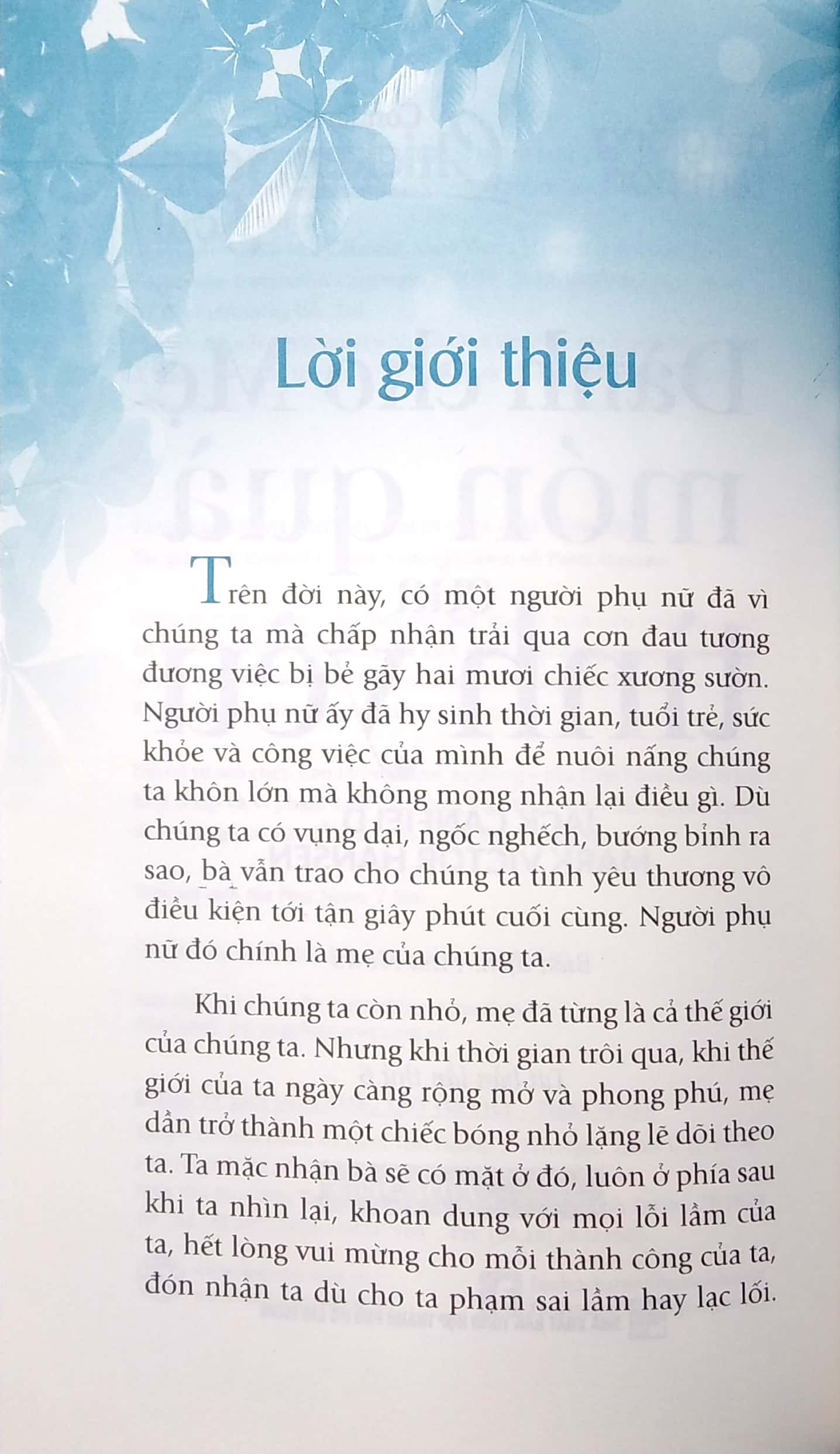 dành cho mẹ - món quà của tình yêu (tái bản 2021)