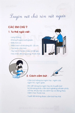dành cho trẻ chuẩn bị vào lớp 1 - vở tập tô chữ hoa
