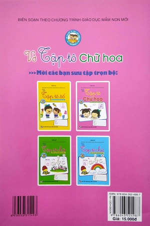 dành cho trẻ chuẩn bị vào lớp 1 - vở tập tô chữ hoa