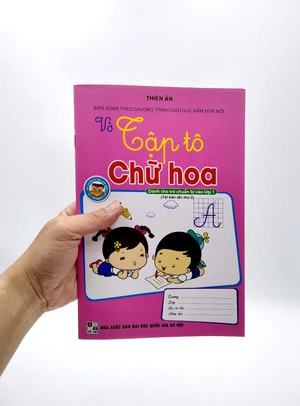 dành cho trẻ chuẩn bị vào lớp 1 - vở tập tô chữ hoa