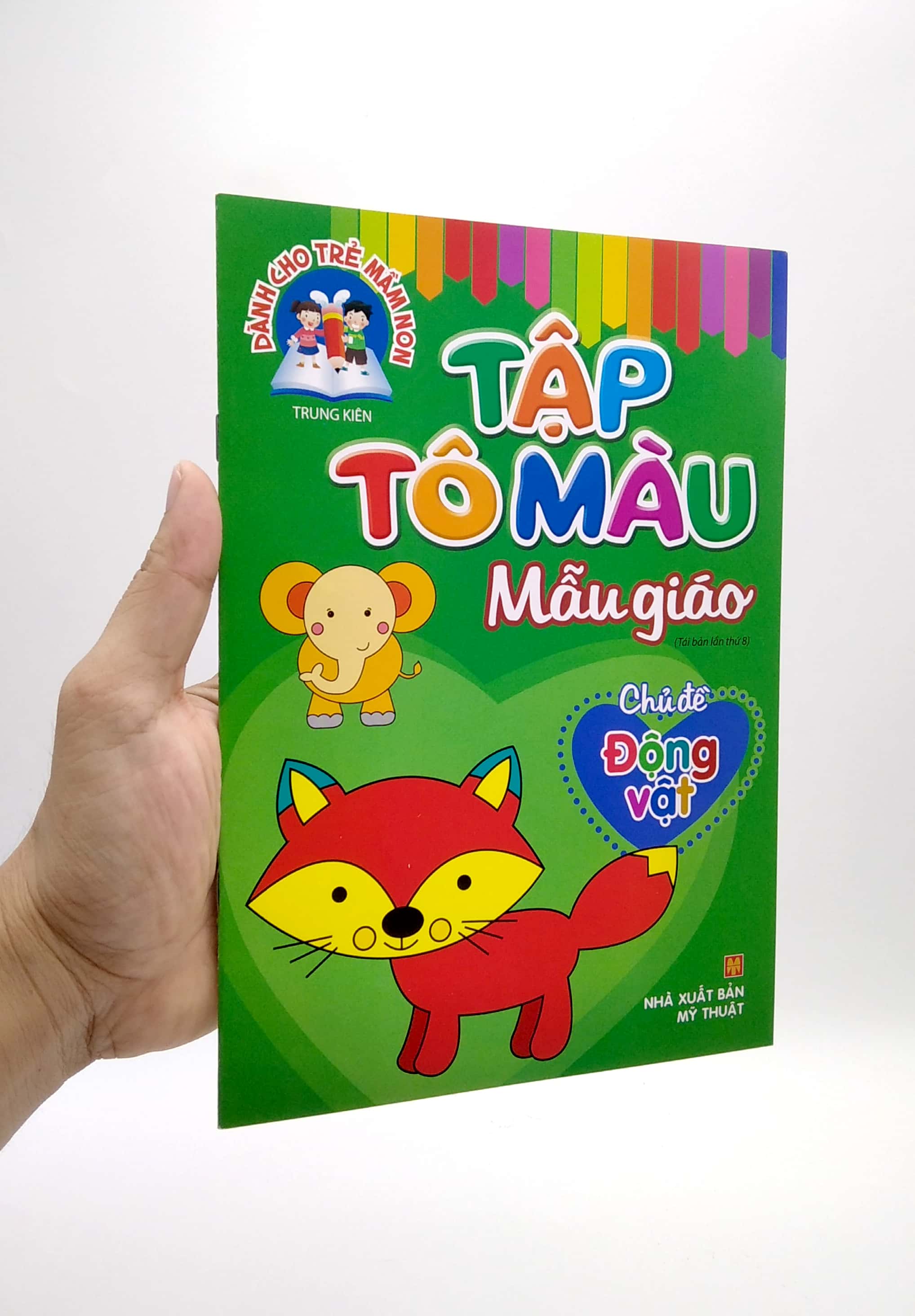 dành cho trẻ mầm non - tập tô màu mẫu giáo - chủ đề động vật (2022)