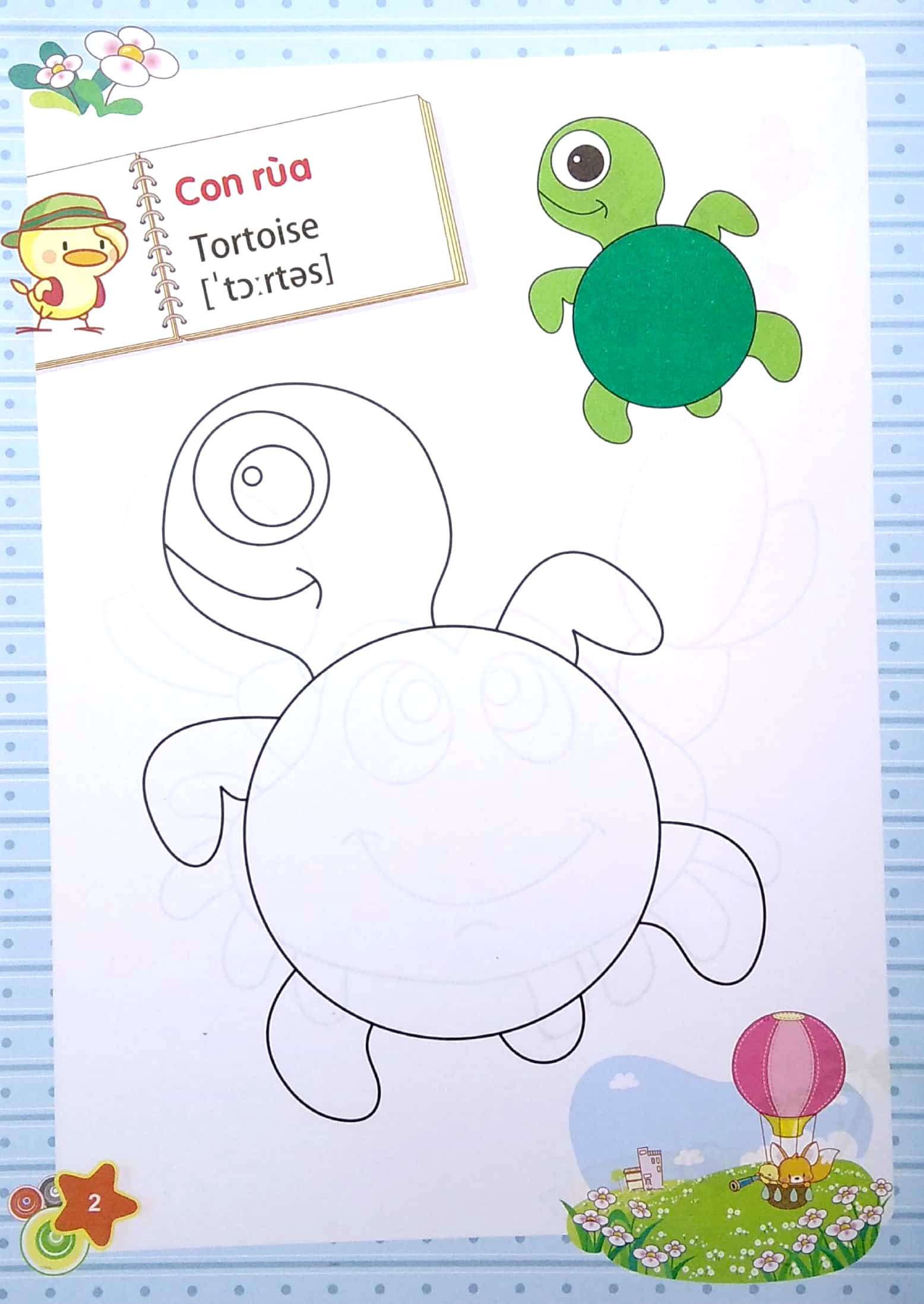 dành cho trẻ mầm non - tập tô màu mẫu giáo - chủ đề động vật dưới nước (2022)