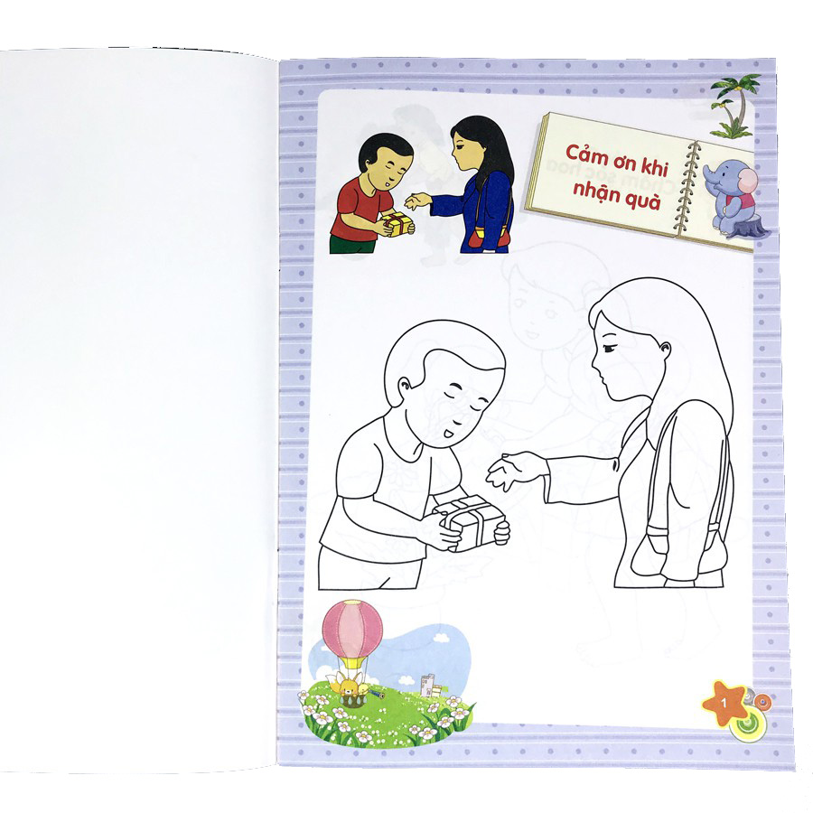 dành cho trẻ mầm non - tập tô màu mẫu giáo - chủ đề kỹ năng sống (2022)