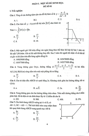 đánh giá năng lực môn toán bài thi tự luận kết hợp trắc nghiệm (dành cho kỳ thi đgnl)