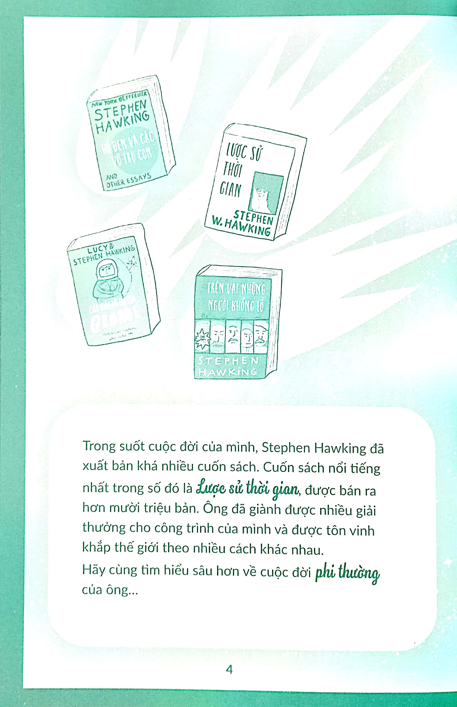 danh nhân đương đại - cuộc đời phi thường của stephen hawking