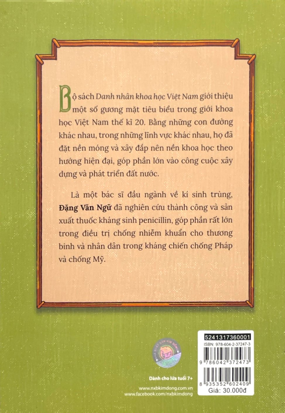 danh nhân khoa học việt nam - đặng văn ngữ