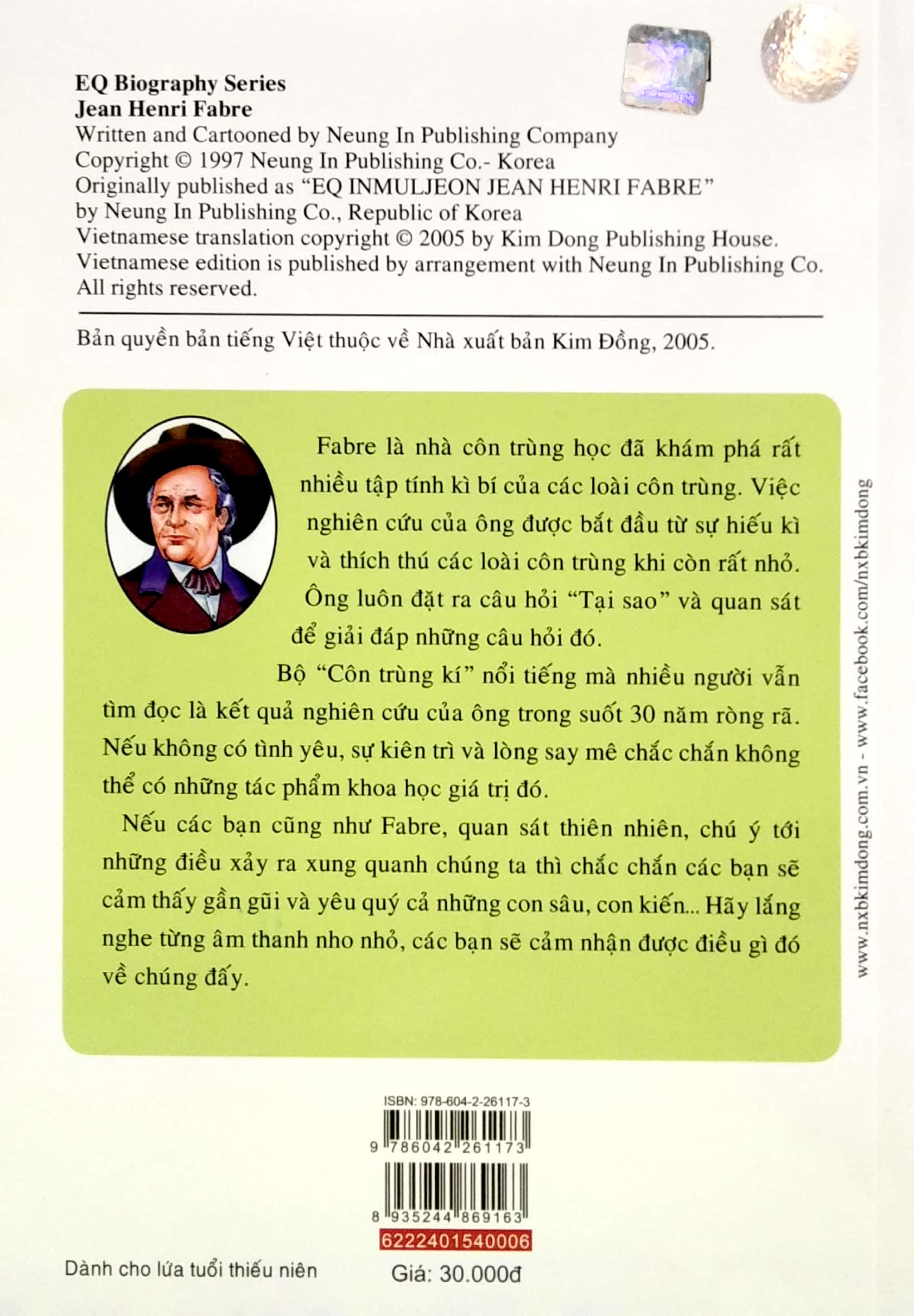 danh nhân thế giới - fabre (tái bản 2022)