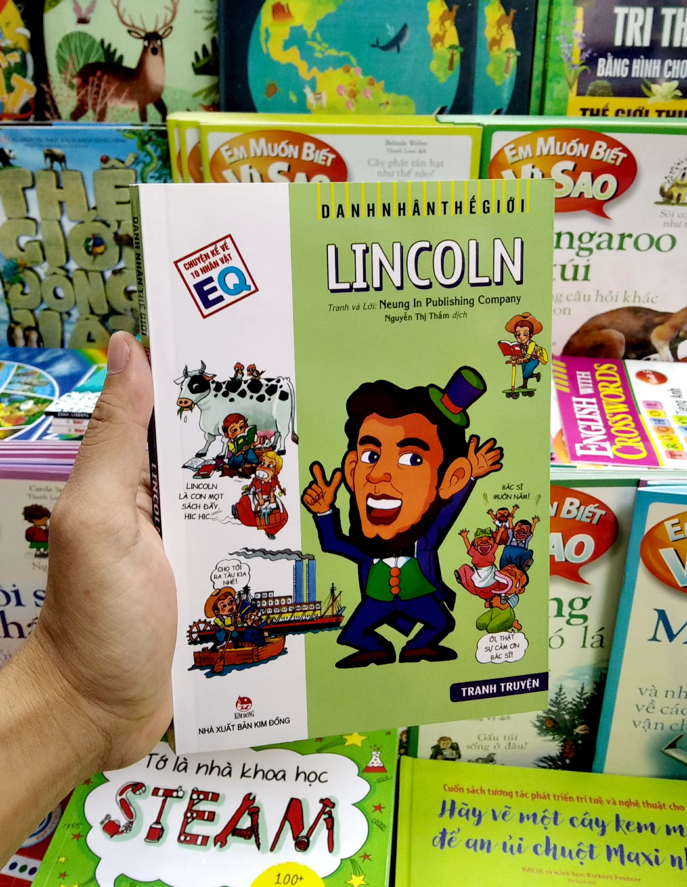 danh nhân thế giới - lincoln (tái bản 2022)