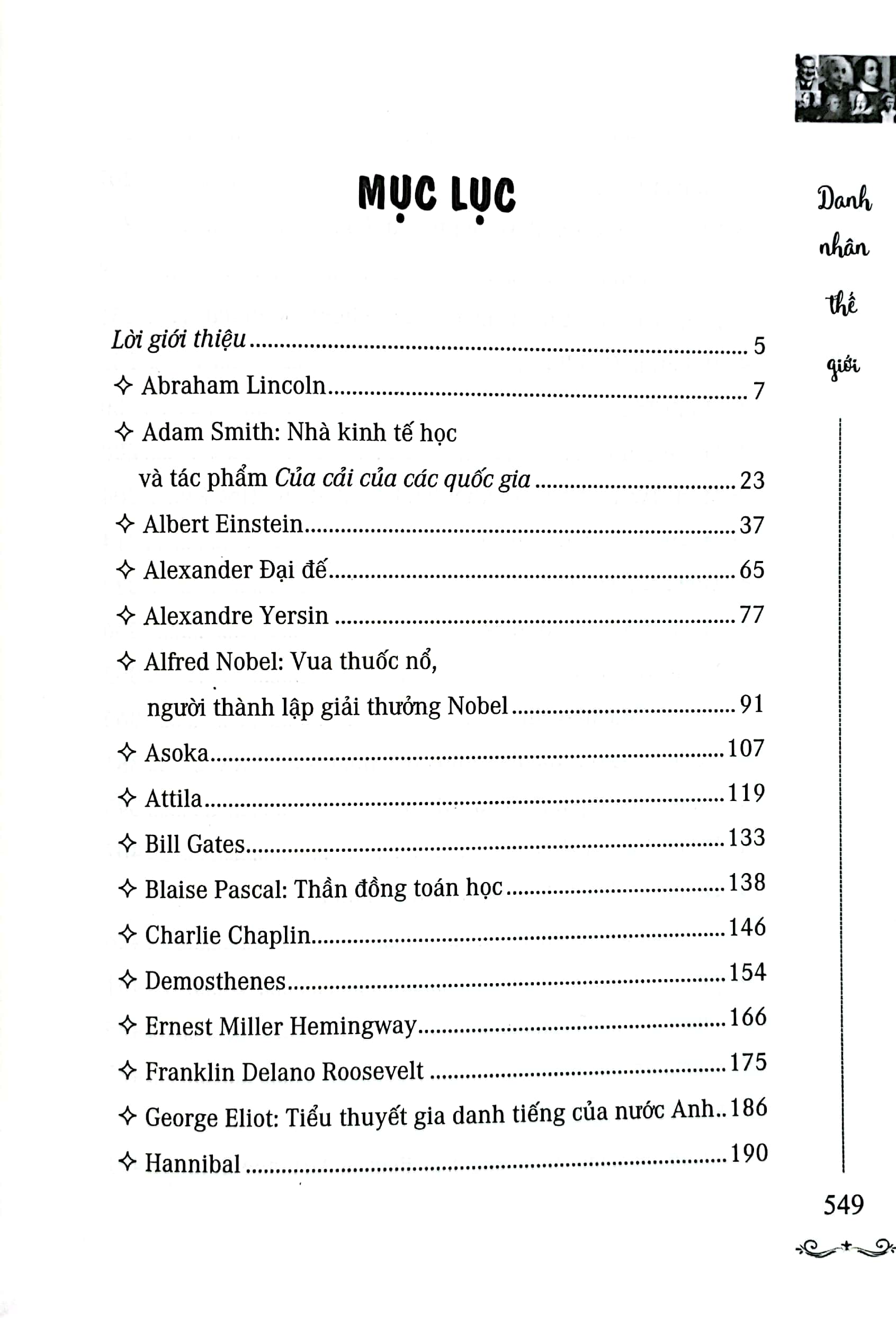 danh nhân thế giới (sách tham khảo)