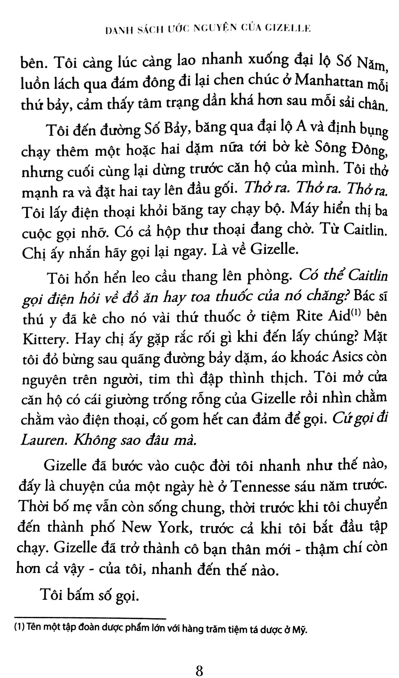danh sách ước nguyện của gizelle - cô chó khổng lồ của đời tôi
