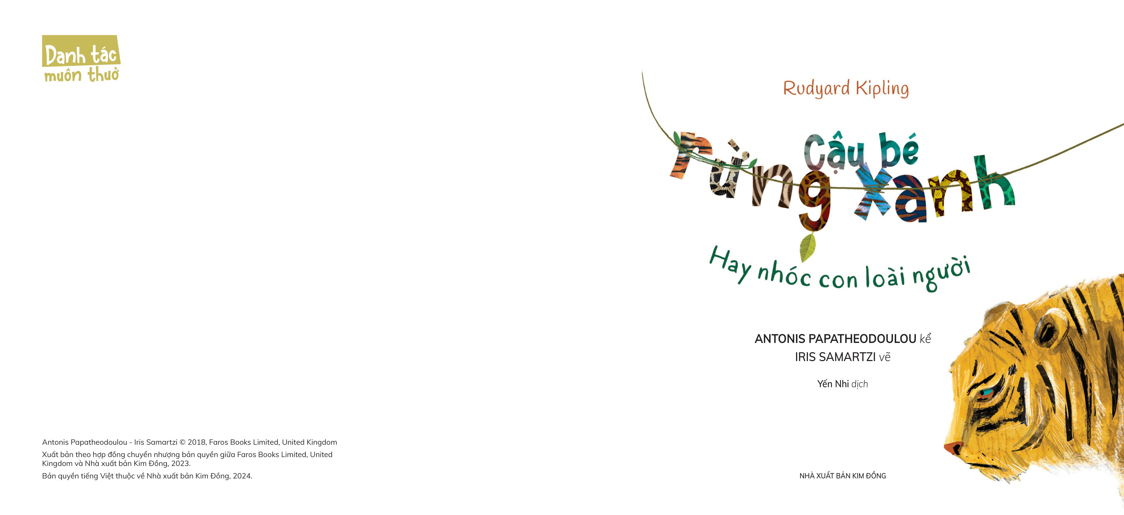 danh tác muôn thuở - cậu bé rừng xanh hay nhóc con loài người