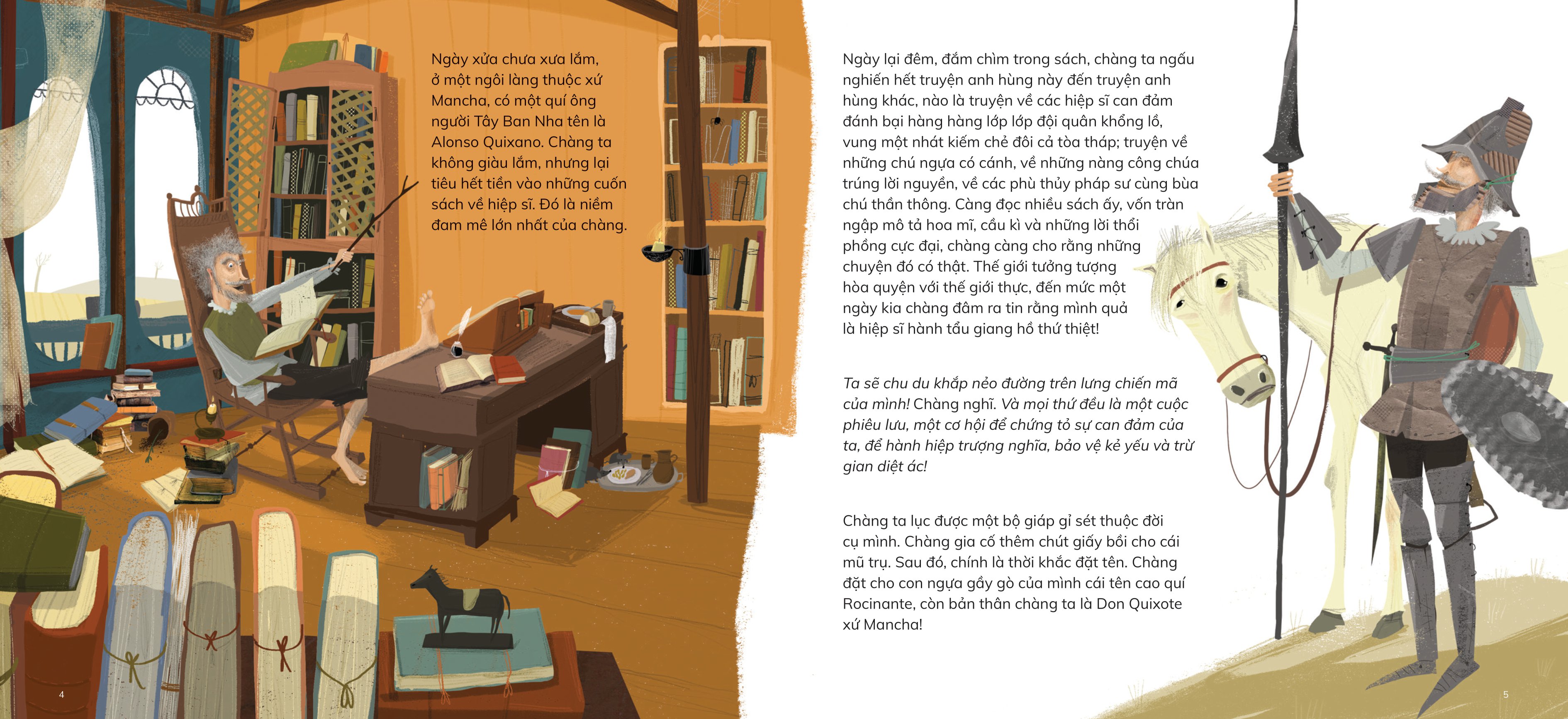 danh tác muôn thuở - don quixote hay chàng hiệp sĩ phi ra khỏi trang sách