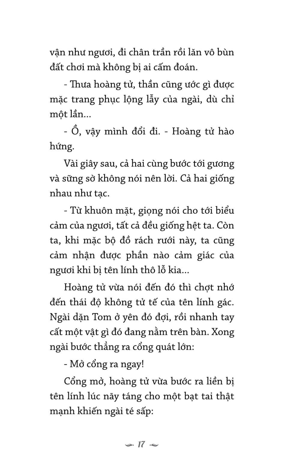 danh tác rút gọn - hoàng tử và cậu bé nghèo khổ