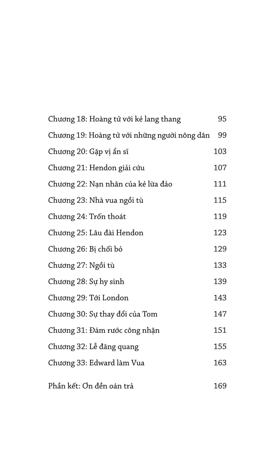 danh tác rút gọn - hoàng tử và cậu bé nghèo khổ