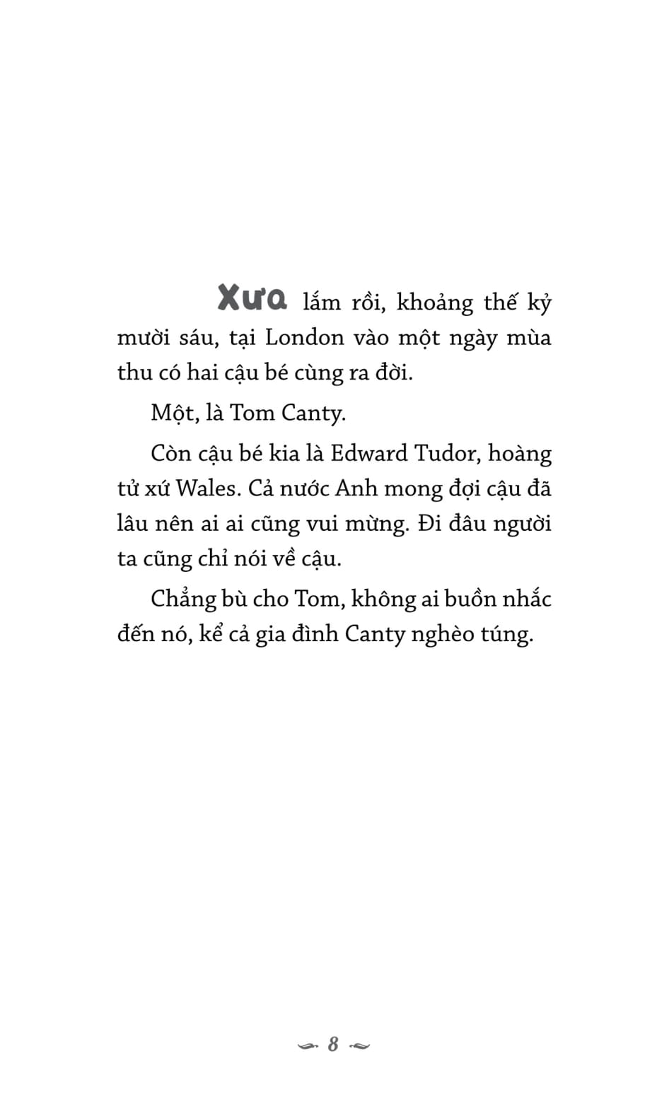 danh tác rút gọn - hoàng tử và cậu bé nghèo khổ