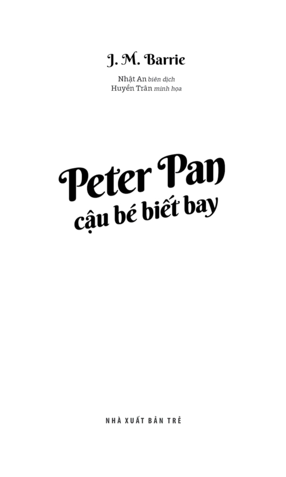 danh tác rút gọn - peter pan cậu bé biết bay